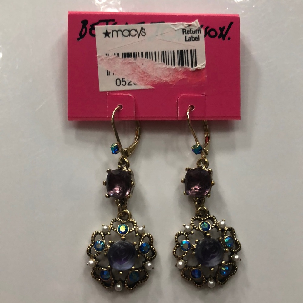 Betsey Johnson Long Earrings